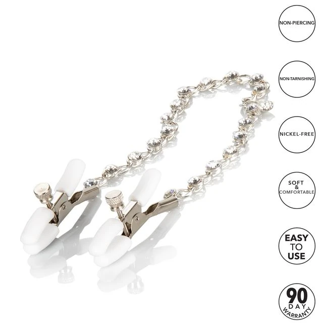 Nipple Play Crystal Nipple Clamps - Hardware & Fasteners