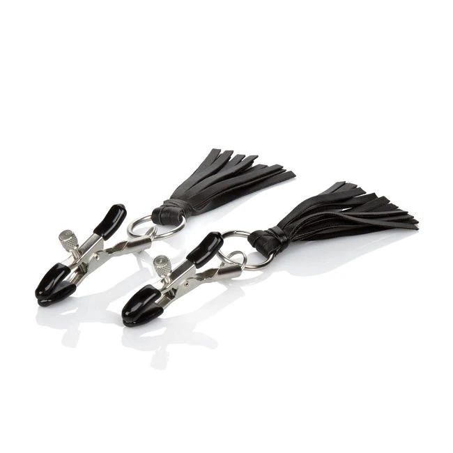 Nipple Play Playful Tassels Nipple Clamps Black - Build & Quality