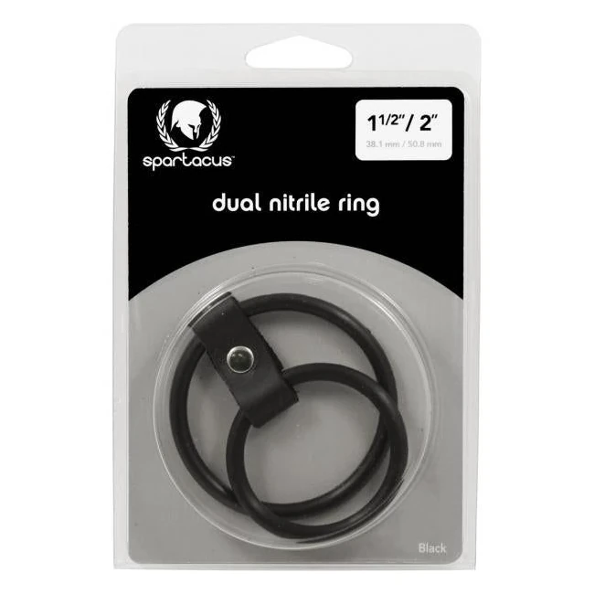 Nitrile Dual Cock Ring Black - Build & Quality