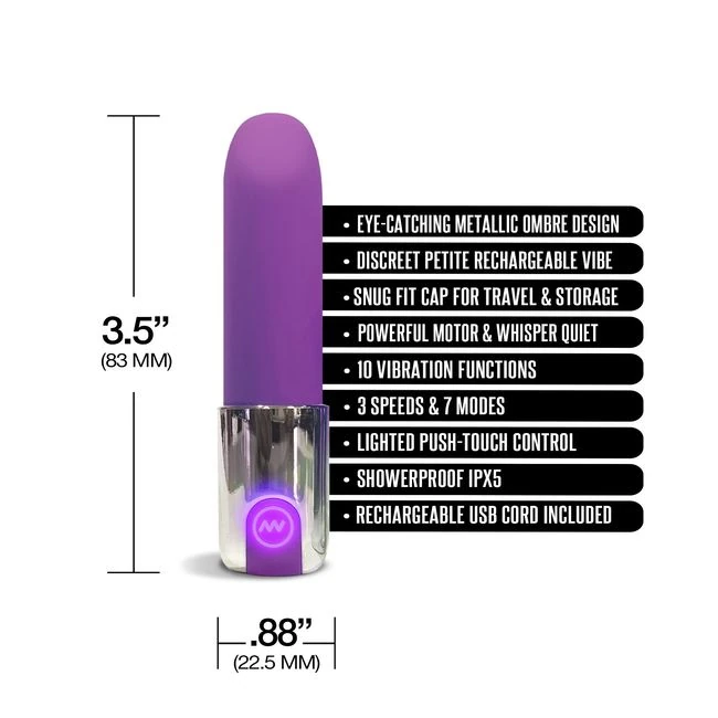 Nixie Lipstick Vibrator - Design & Accessories
