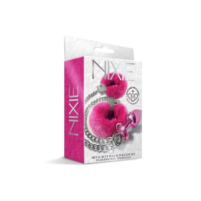 Nixie Metal Plug & Furry Cuff Set - Metal Build and Set Contents
