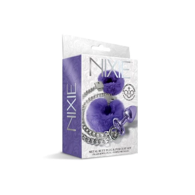 Nixie Metal Plug & Furry Cuff Set - Shape & Comfort