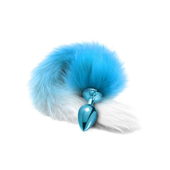 Nixie Metal Plug W/ Ombre Tail Medium - A Fifteen-Inch Ombre Tail