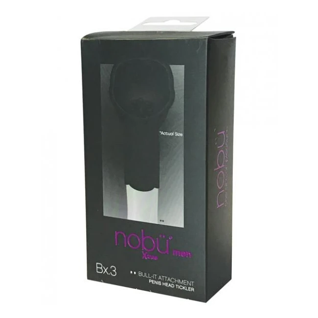 Nobu Bull-it Penis Head Tickler Attachment Black - Internal Texture