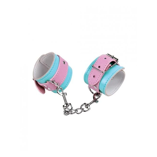 Nobu Fetish Handcuffs - Pink/blue - Build & Quality