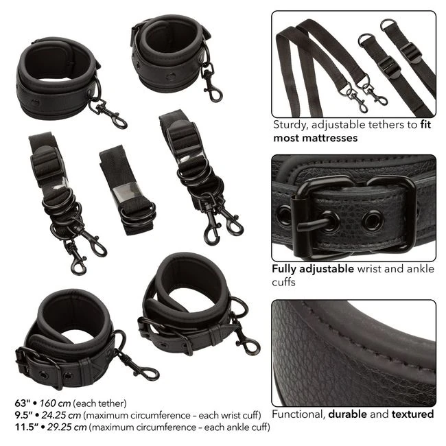 Nocturnal Bed Restraints - Adjustable Comfort and Secure Fit