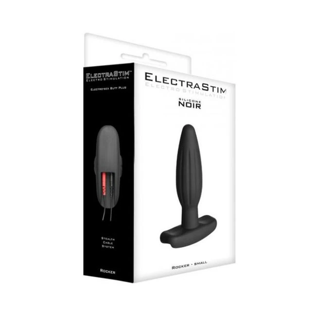 Noir Silicone Rocker Small Butt Plug - Shape & Comfort
