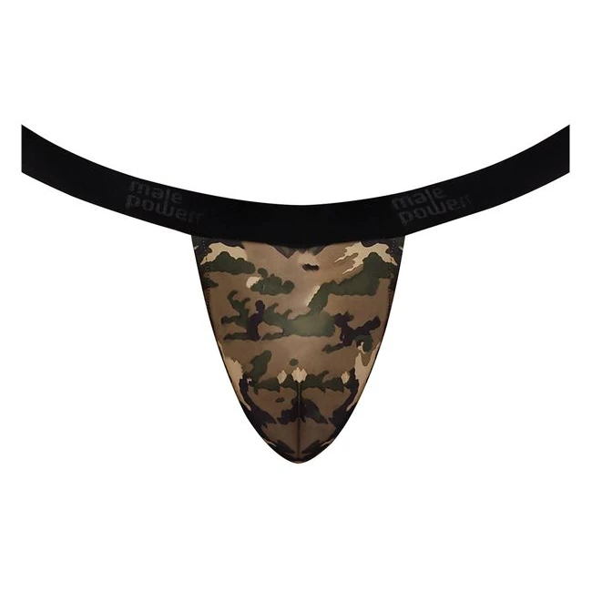 Novelty G.i. Jock Camo Jock O/S - Camouflage Print on a Stretchy Nylon Blend