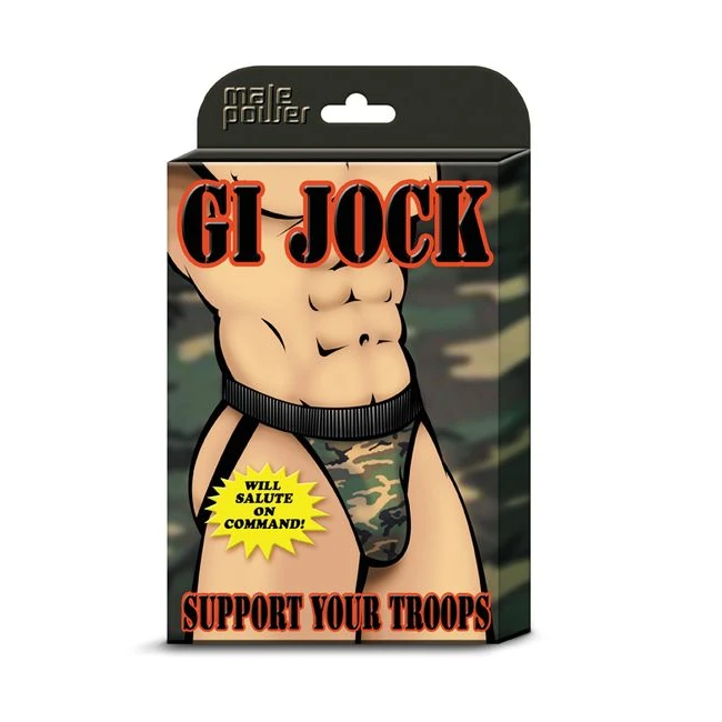 Novelty G.i. Jock Camo Jock O/S - Comfort Fit Pouch and Plush Elastic