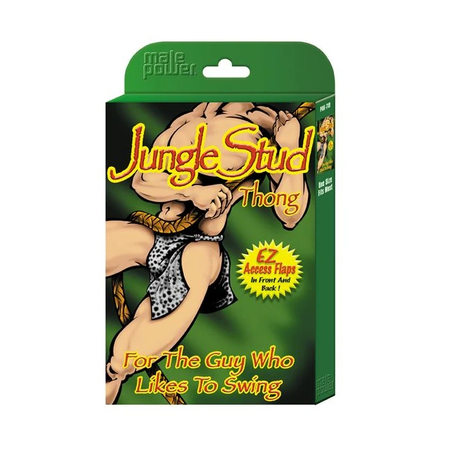 Novelty Jungle Stud Loin Cloth O/s - Materials & Specifications