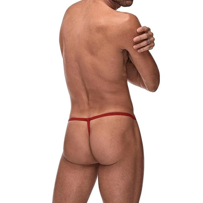 Novelty Rock Hard Rudy G-String O/S - Waistband and Fit in One Size