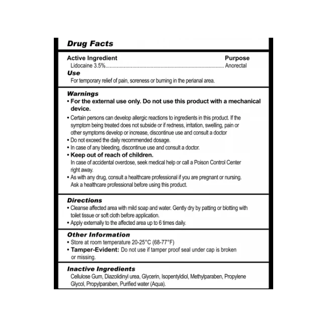 Numb Desensitizing Water Based Lubricant 3.5 Percent Lidocaine 8oz - Formula & Feel