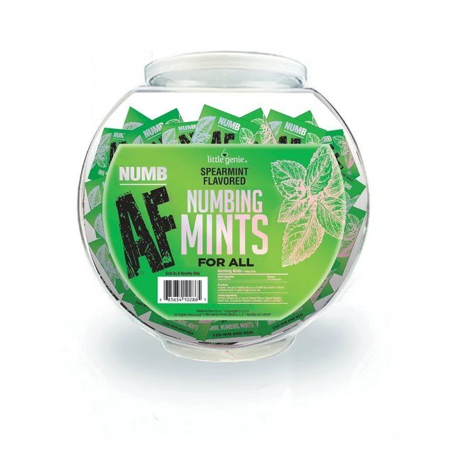 Numbing Mints 100pc Fishbowl - Formula &amp; Feel