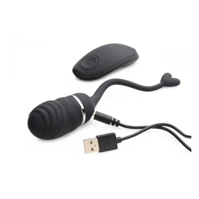 O-bomb Rechargeable Remote Control Egg Vibrator Black - Vibration Modes