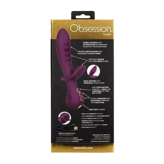 Obsession Lover - Obsession Lover Purple Vibrator by California Exotic Novelties