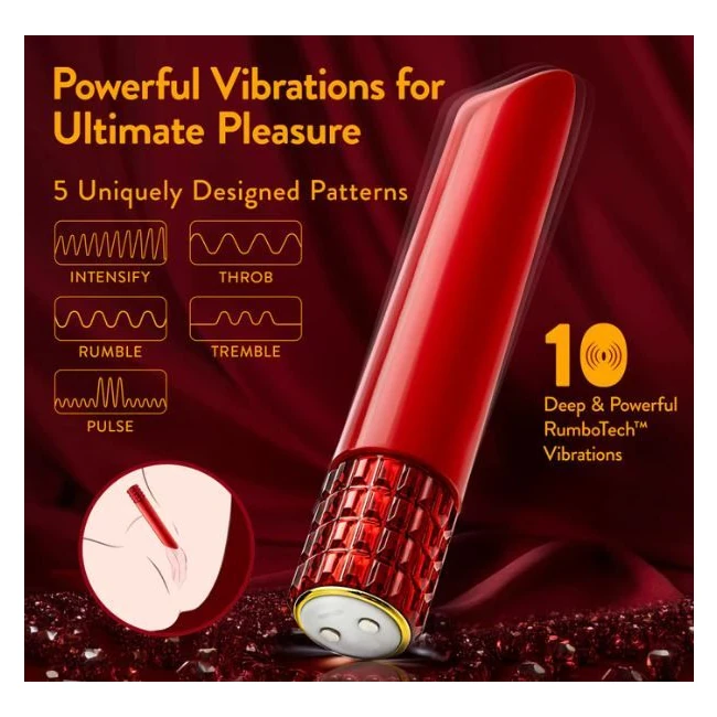 Oh My Gem Desire Vibe Ruby - Vibration Modes