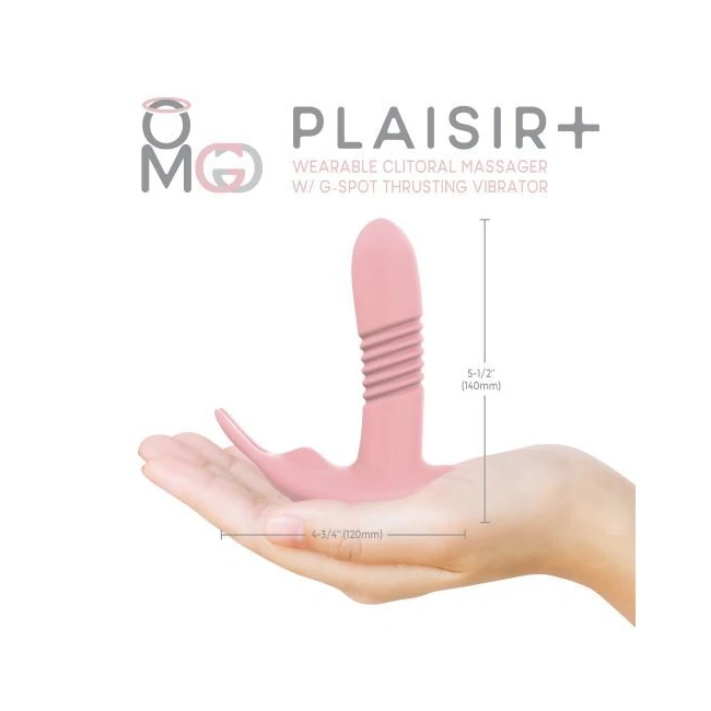 Omg G-spot Vibrating Thruster Pastel Pink - Experience the OMG G-Spot Vibrating Thruster Pastel Pink