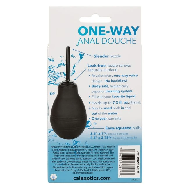 One Way Anal Douche - Material & Safety Features