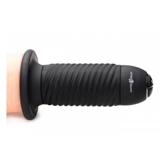 Onslaught Xxl Vibrating Giant Dildo Thruster Beige - Vibration Modes