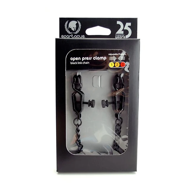 Open Wide Blackline Clamp W/ Link Chain - Hardware & Fasteners