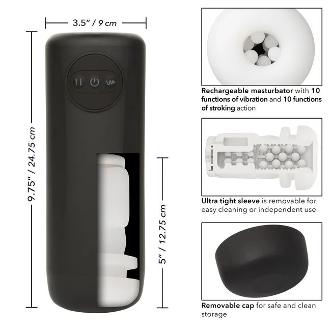 Optimum Power Vibrating & Thrusting Stroker - Power & Performance