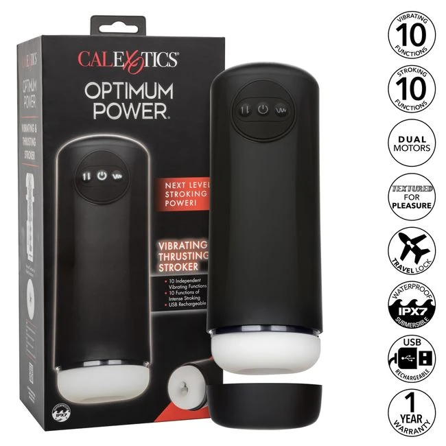 Optimum Power Vibrating & Thrusting Stroker - Specifications