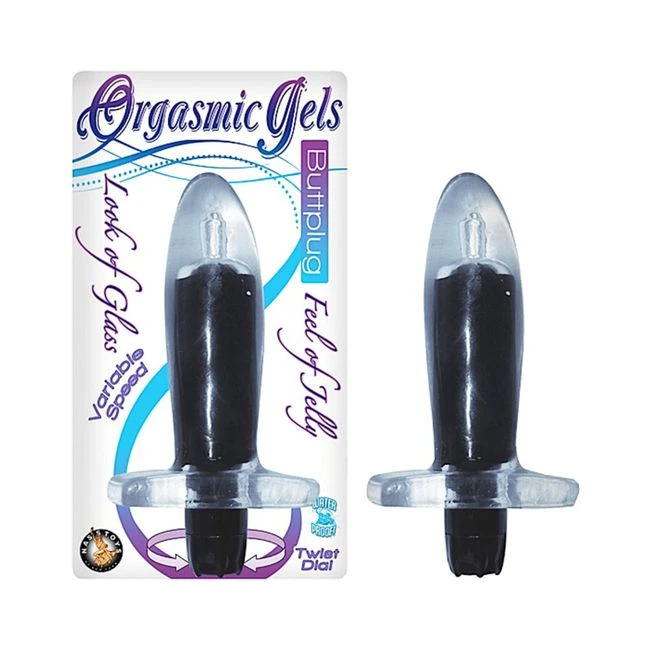 Orgasmic Gels Buttplug-black - Shape & Comfort