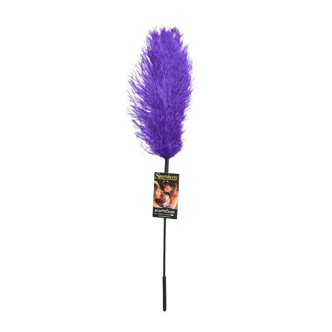 Ostrich Feather - Genuine Ostrich Feathers on a 16-Inch ABS Wand