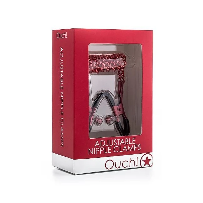 Ouch Adjustable Nipple Clamps with Chain - Overview