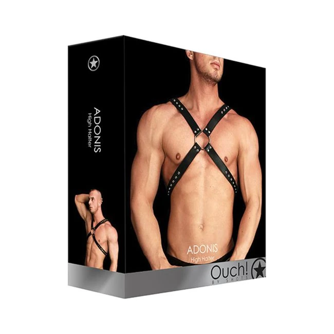 Ouch! Adonis - High Halter - Black - Build & Quality