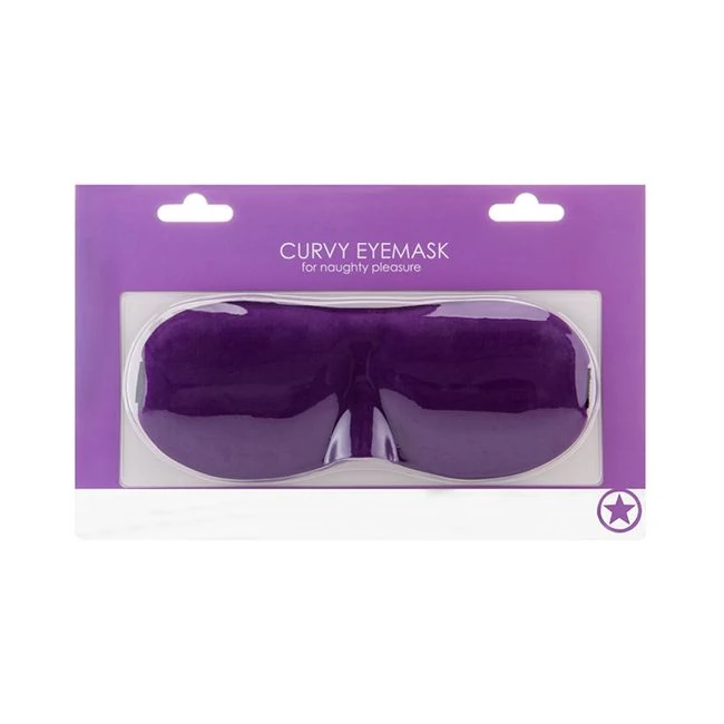 Ouch! Curvy Eyemask - Purple - Fabric & Feel