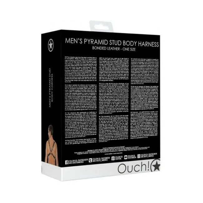 Ouch Harness Pyramid Stud Os - Hardware & Fasteners