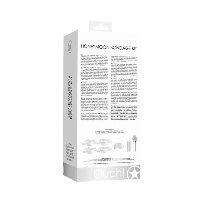 Ouch! - Honeymoon Bondage Kit - White - Build & Quality