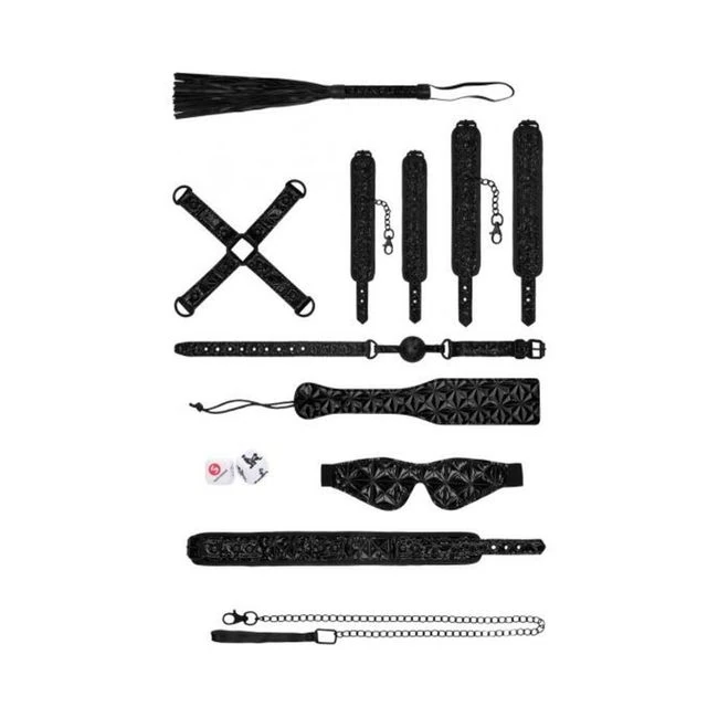 Ouch Luxury Bondage Kit  Black - Build & Quality