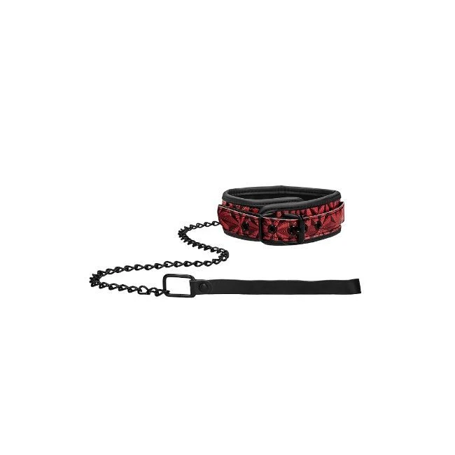 Ouch! Luxury Collar with Leash Burgundy - Build & Quality