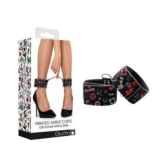 Ouch! Old School Tattoo Printed Ankle Cuffs - Build & Quality