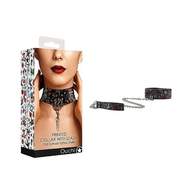 Ouch! Old School Tattoo Printed Collar and Leash - Build & Quality