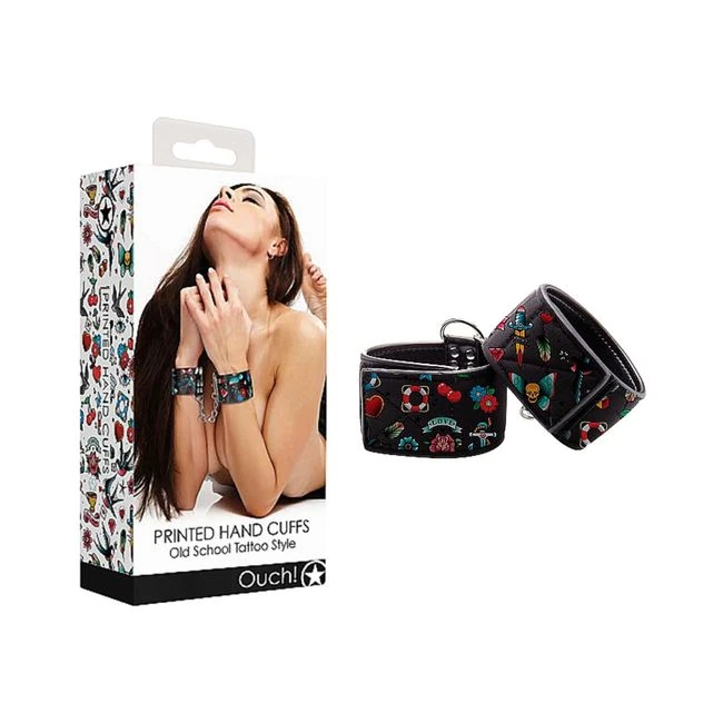 Ouch! Old School Tattoo Printed Hand Cuffs - Build & Quality