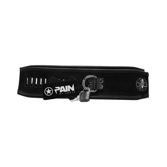Ouch! Pain - Saddle Leather Asylum Ankle-cuff with Padlock - Build & Quality