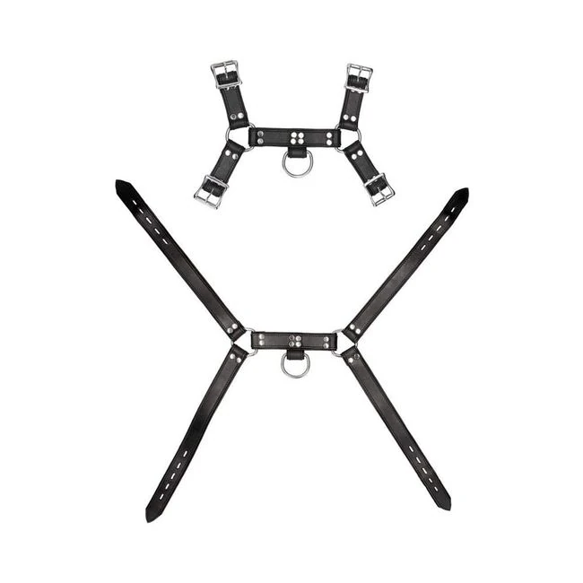 Ouch! Pain - Saddle Leather Heavy Duty Male Chest Harness - Build & Quality