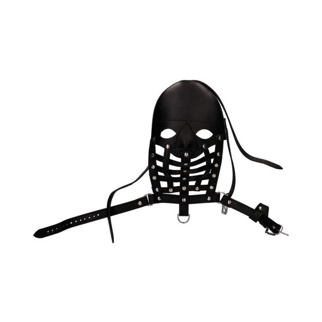 Ouch! Pain - Saddle Leather Heavy Duty Mask - Hardware & Fasteners