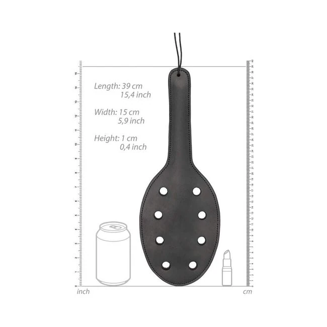 Ouch! Pain - Saddle Leather Paddle with 8 Holes - Hardware & Fasteners
