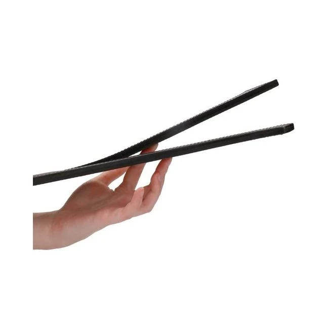Ouch! Pain - Saddle Leather Two Finger Aztec Paddle Tawse - Hardware & Fasteners