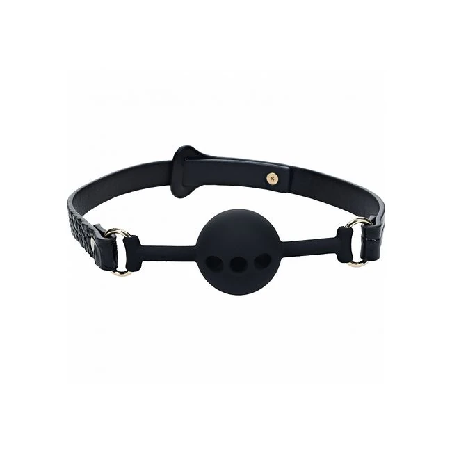 Ouch! Rome Collection Silicone Ball Gag - Hardware & Fasteners
