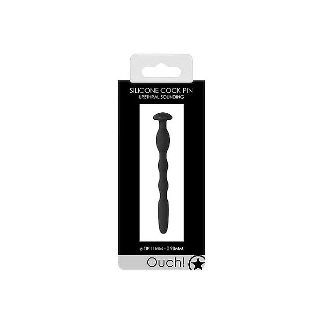 Ouch! Silicone Penis Plug W/ Ribbing 0.4in/ 11mm - Build & Quality