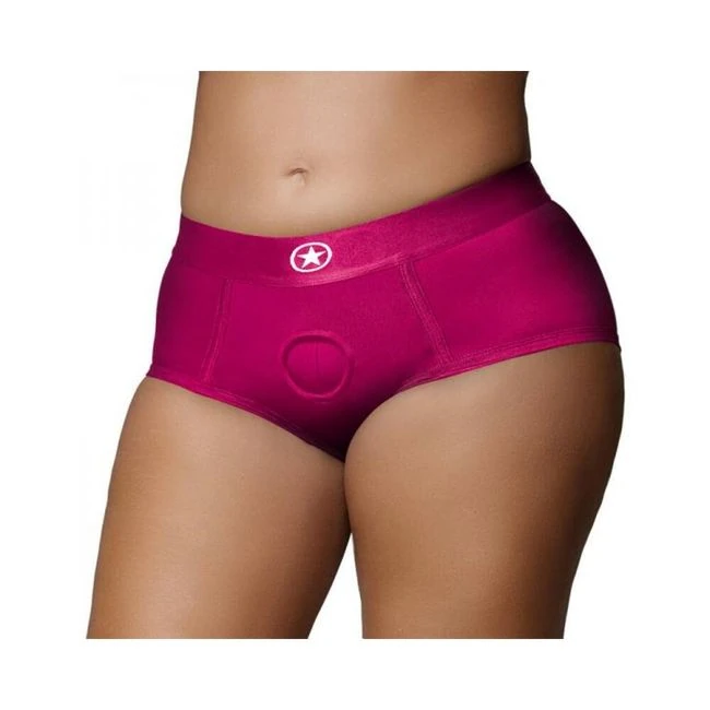 Ouch! Vibrating Strap-on Brief - Shape & Texture