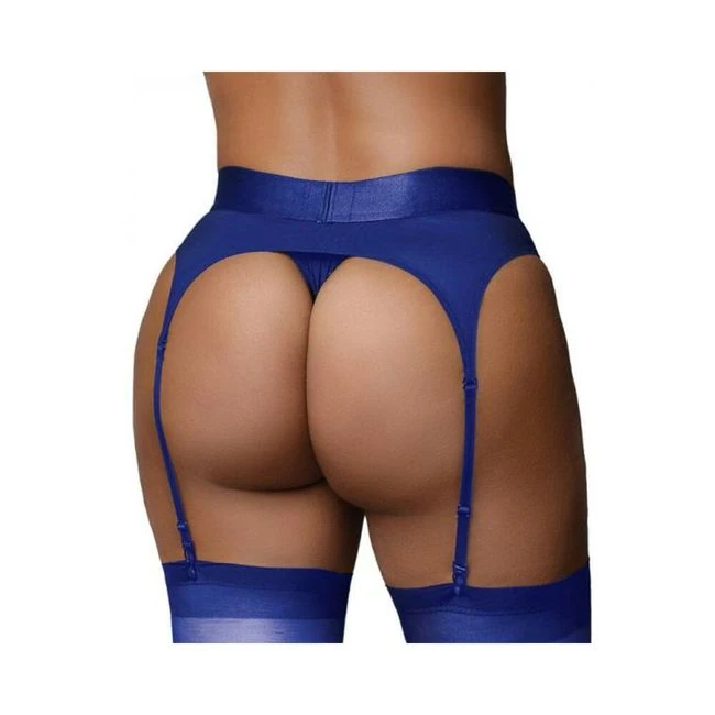 Ouch! Vibrating Strap-on Thong With Adjustable Garters - Material Feel & Construction