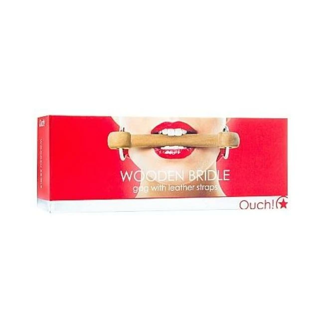 Ouch Wooden Bridle Red - Hardware & Fasteners