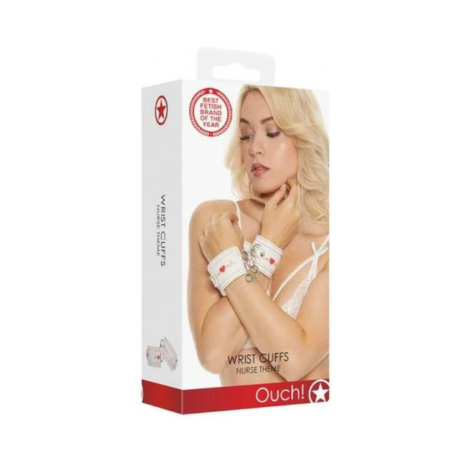 Ouch Wrist Cuffs Nurse Theme White - Build & Quality
