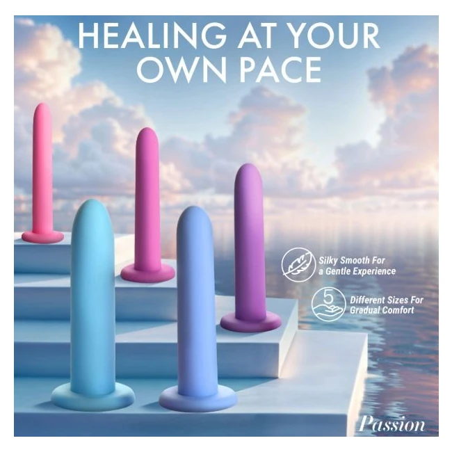 Pa Pelvic Kegel Exerciser Set Silicone - Physical Design & Material